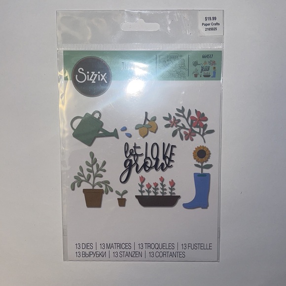 Sizzix Let Love Grow thinlits - Picture 3 of 3